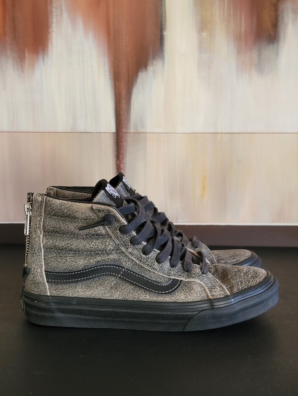Vans Sk8-Hi MTE High Leather Lace Up Sneakers Men's Sz 5 Women's Sz 6.5 Shoe